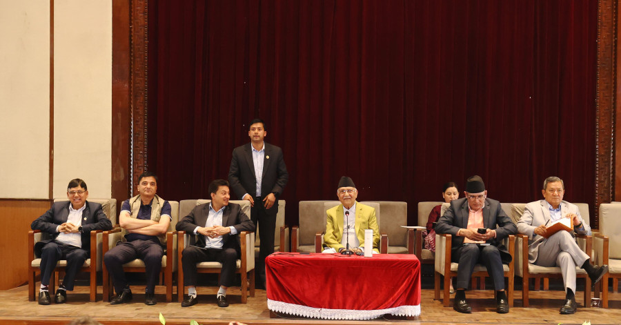 Deuba’s statement gives Oli a respite