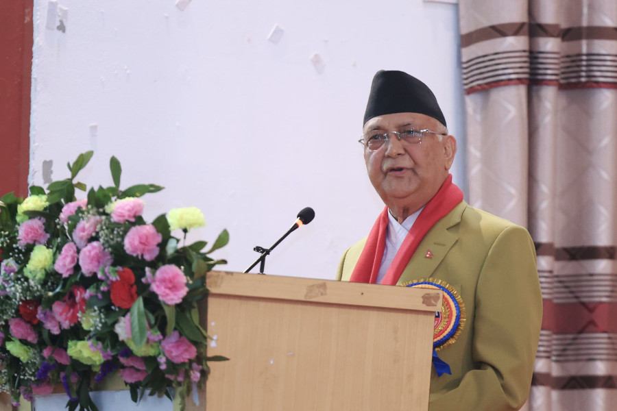 PM Oli urges agitating teachers to return to schools