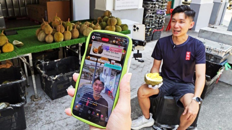 Six-figure sales each durian season: Why Singapore’s durian sellers are now live selling on TikTok