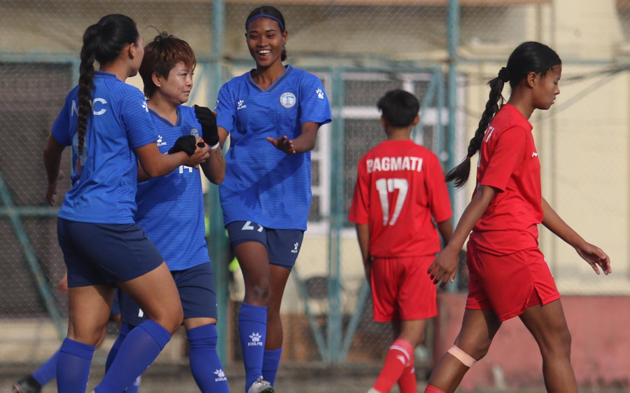 Police beat Bagmati to go top