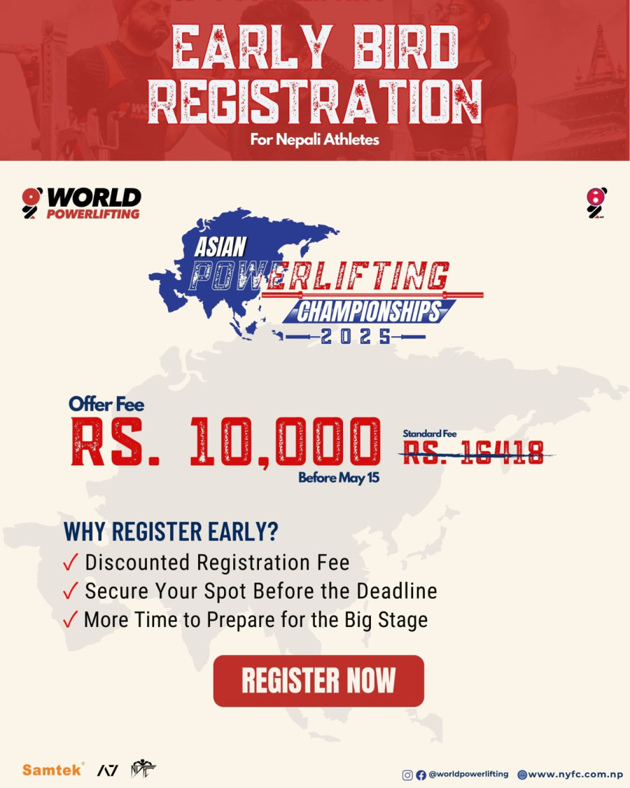 Asian-level powerlifting championship being held in Nepal next week