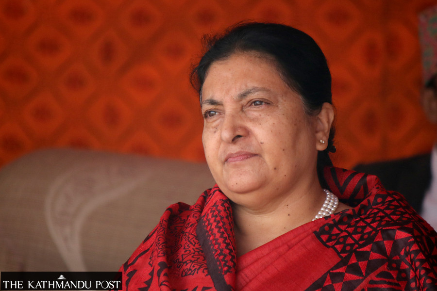 Disgruntled UML leaders turn to ex-President Bhandari to rein in Oli