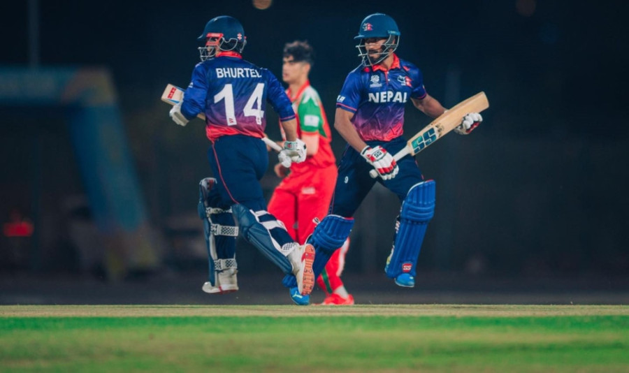 Bhurtel’s half-century guides Nepal to 152-run target for Oman