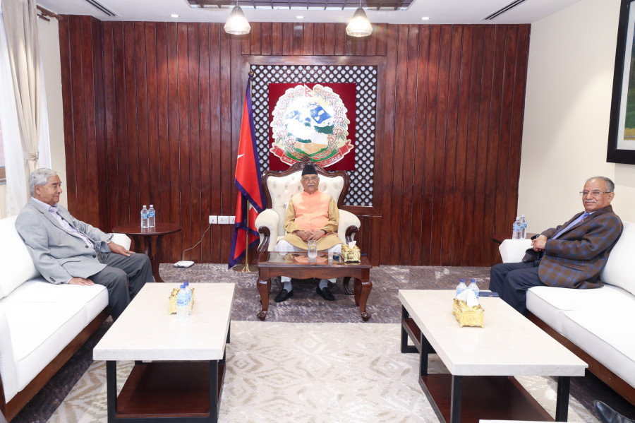 Top 3 leaders agree to jointly counter threats to republic