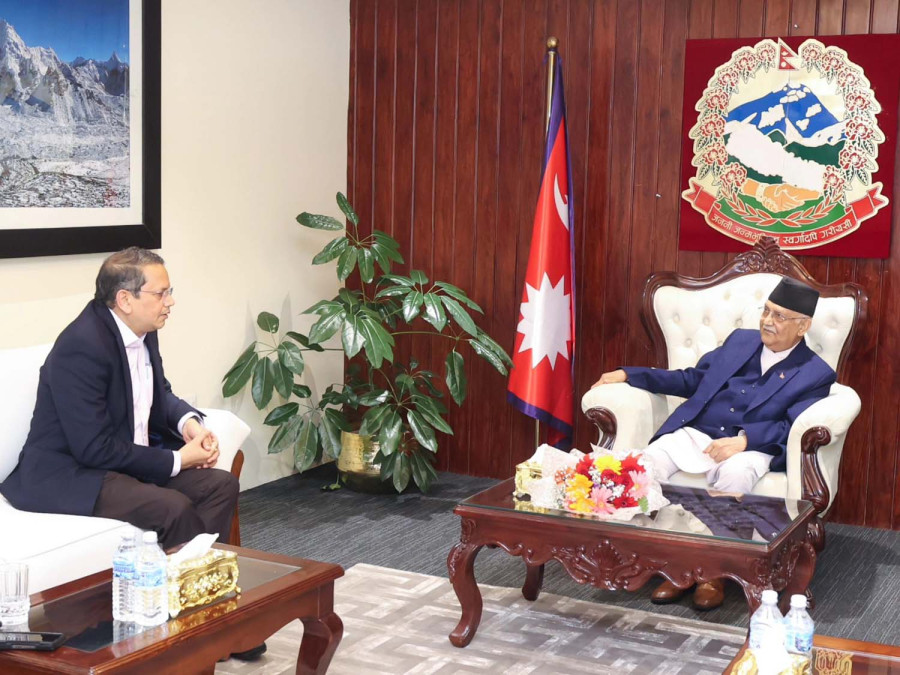 Chauthaiwale busy meeting Nepali leaders