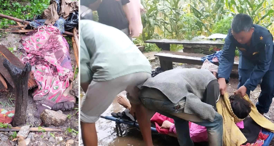 Two dead in Achham as boulder falls on menstrual shelter