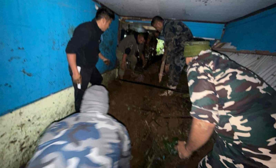 Eight killed, over a dozen missing in Ilam landslides
