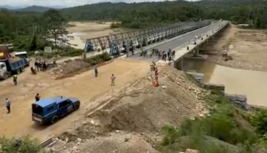 Newly built Binayi bridge comes into operation in Nawalparasi East