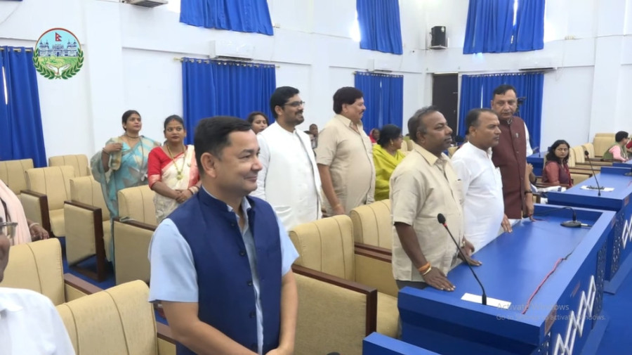 Madhesh Provincial Assembly session stalled after opposition protest