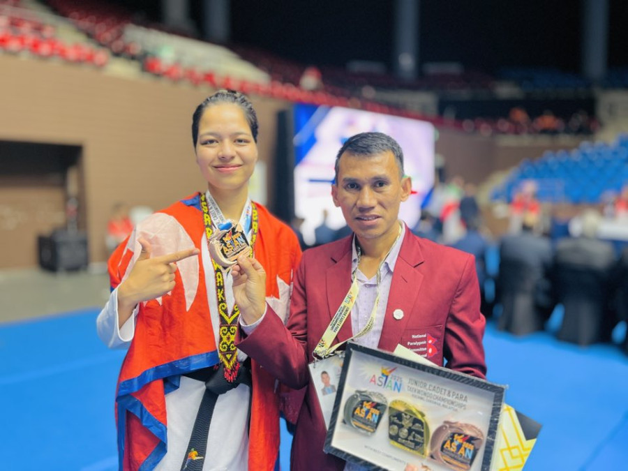 Palesha bags bronze at Asian Para Taekwondo Championships