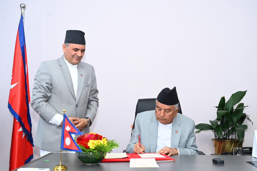 President Paudel issues ordinance to ensure Gen Z voting rights