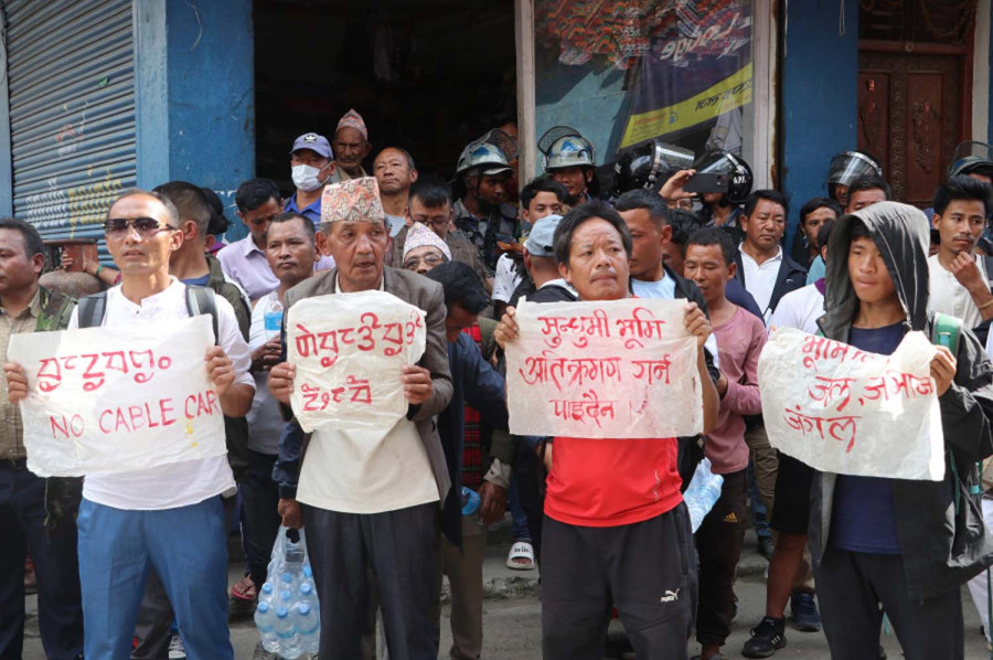 Mukkumlung Struggle Committee in second phase of protest against cable car project