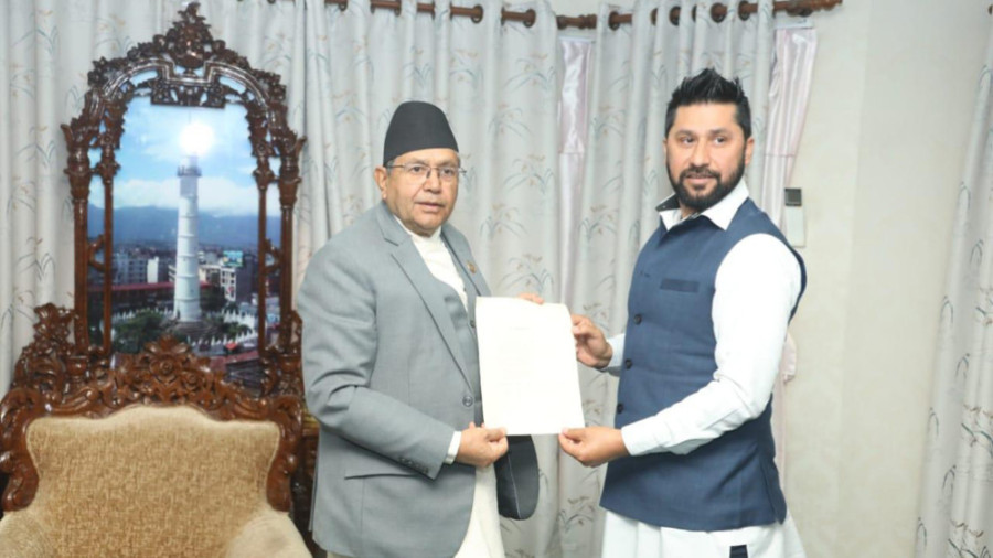 Lamichhane requests Speaker Ghimire to revoke suspension