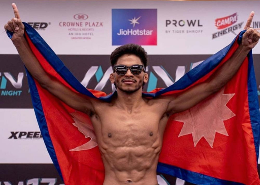 Rabindra Dhant shines on international MMA stage