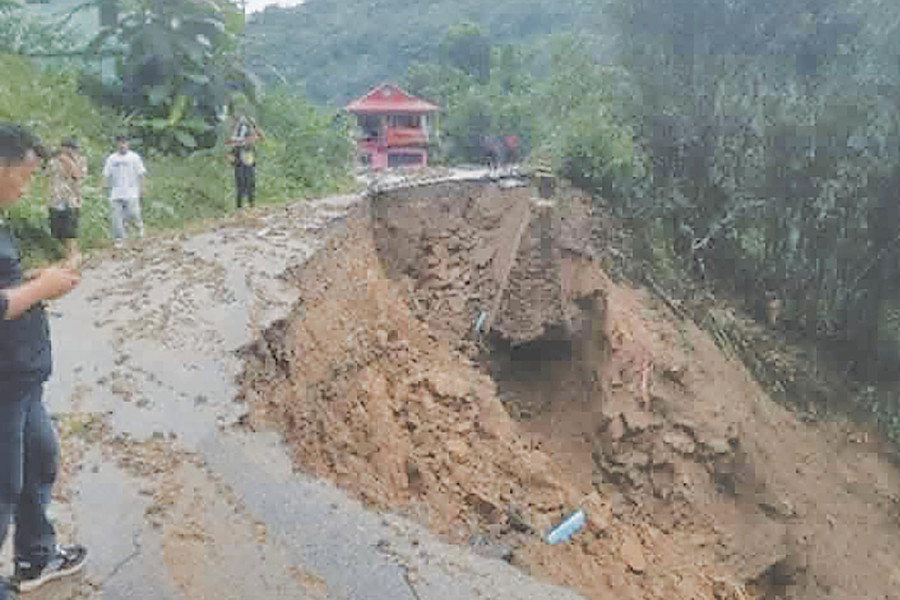 Koshi government puts flood and landslide losses to infrastructure at over Rs2 billion