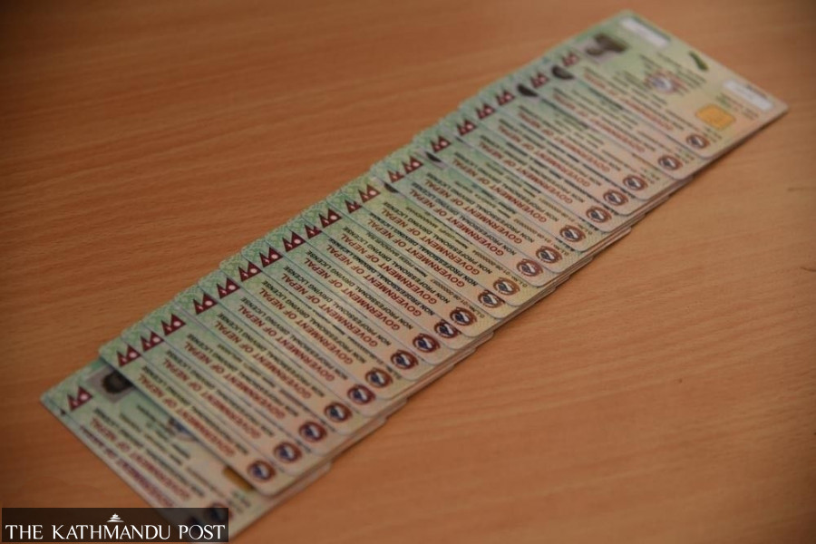 What’s the current status of driving licence distribution after arson?