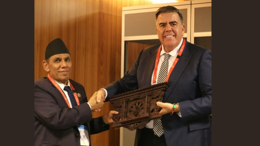 NA Chair Dahal holds bilateral meetings on IPU Assembly sidelines