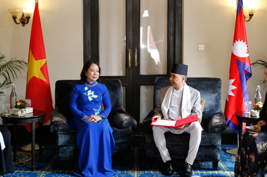 Vietnam vice president holds talks with Nepali leaders to deepen ties