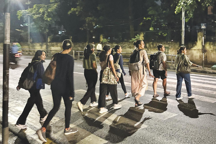 Exploring ‘forbidden’ hours: Women assert access to public space with midnight walks