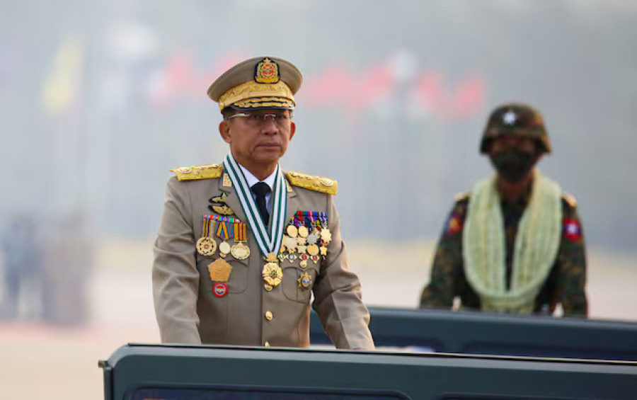 Myanmar junta chief admits election won’t be nationwide, as war continues
