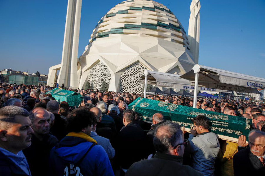 Turkey detains nine people over ski resort hotel fire that killed 76