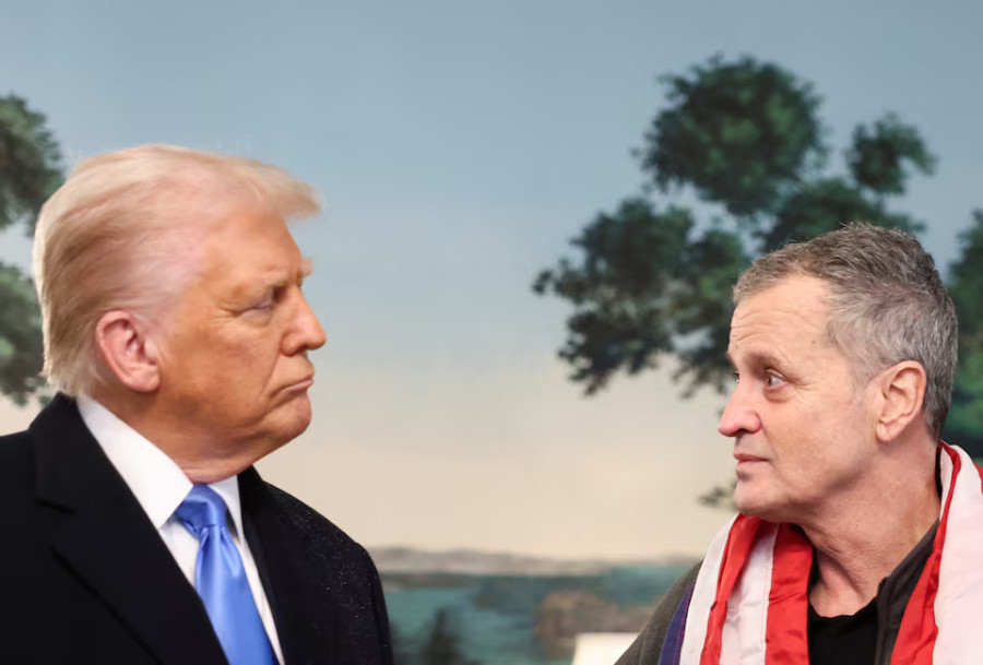 American Marc Fogel greeted by Trump after being released from prison by Russia